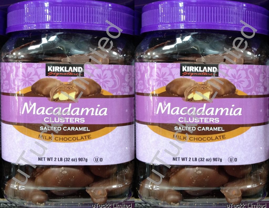Macadamia Clusters Salted Caramel Milk Chocolate Kirkland Nut Candy