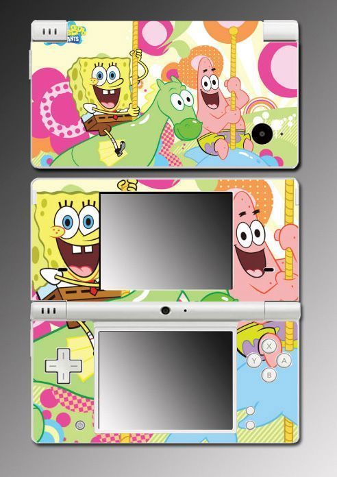 Squarepants Patrick Pony Horse Cartoon Game Skin #13 for Nintendo DSi