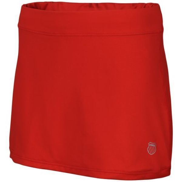 Swiss Retro Hem Tennis Skort Sport Skirt Red 8 XS 12 Medium 14 Large