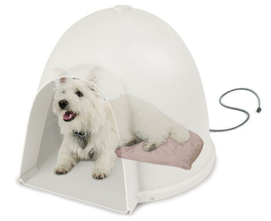 Mfg Lectro Soft Igloo Dogloo Style Heated Bed Small