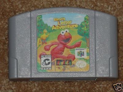 ELMOS LETTER ADVENTURE N64 NINTENDO 64 GAME***