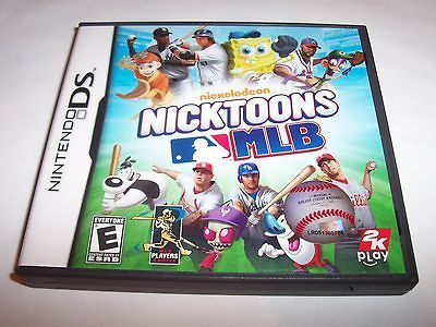 Nickelodeon Nicktoons MLB Nintendo DS Lite DSi XL 3DS Complete