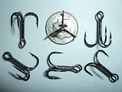 10 GAMAKATSU XSTRONG RB TREBLE HOOKS   SIZE 6   BLACK/NSB   BULK PACK