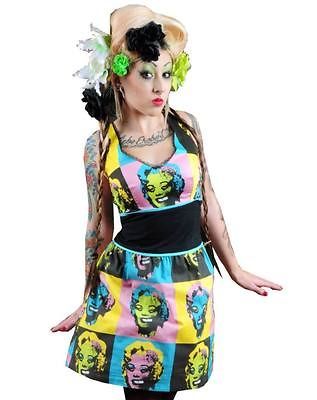 Too Fast Zombie Warhol Hilda Dress Rockabilly Pin Up Gothic Punk