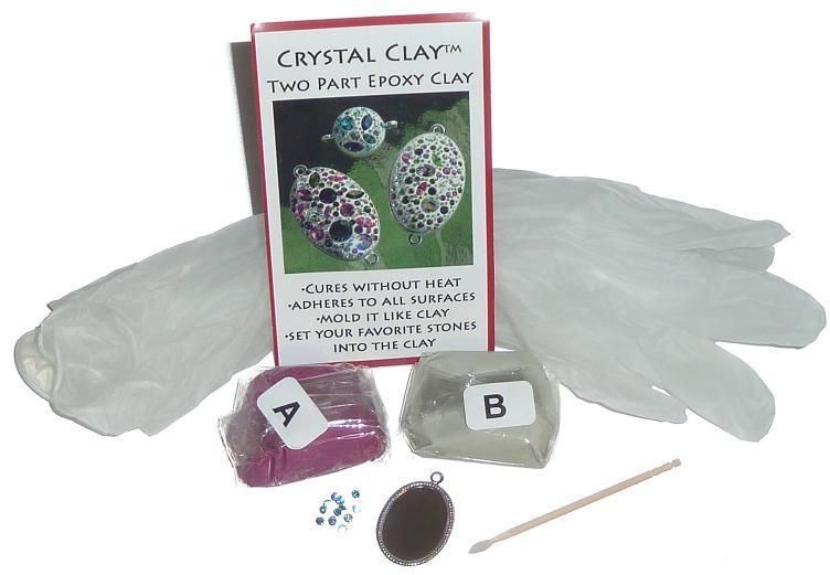 Crystal Clay jewelry making kit resin crafts