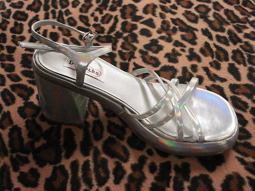 SHOES*Prom*Wed ding*IRIDESCEN T VINYL*3 INCH HEEL*DSH1