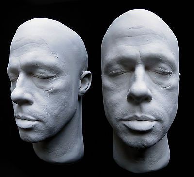 Brad Pitt SPFX Life Mask Lifecast Bust Mask Fight Club Tyler Durden