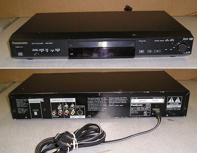 Panasonic DVD RV27 DVD Player Tested Good