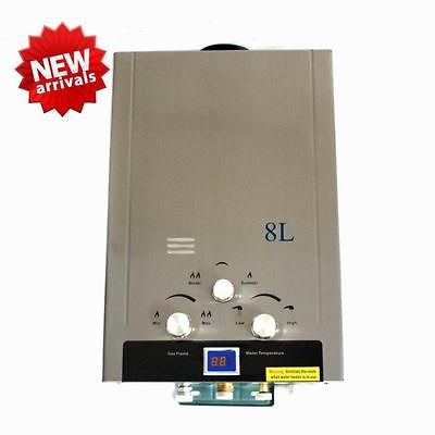 New Natural Gas 8L NG TANKLESS INSTANT HOT WATER HEATER BOILER