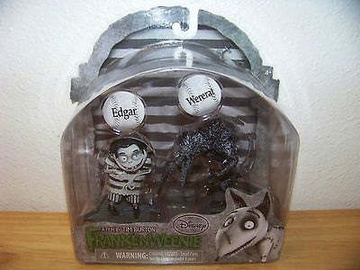 Disney/Tim Burton Frankenweenie Edgar & Wererat Figures NIP