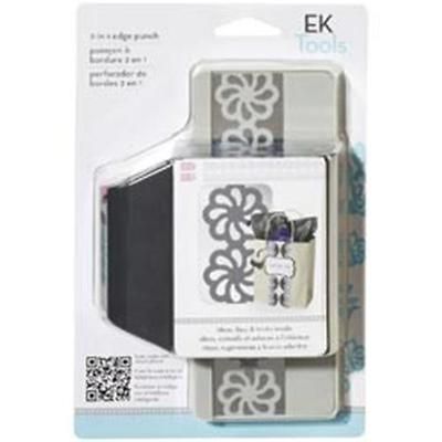 EK Tools 2 in 1 Edge Punch  GROOVY FLOWER  Scrapbooking, Crafts