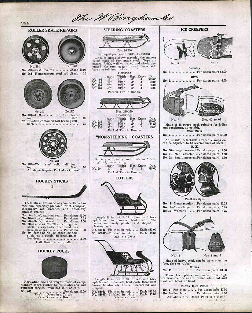 1918 Ad Fleetwing Steering Coaster Snow Sleds Cutters ORIGINAL