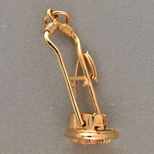 Mechanical Electrolux 14k Yellow Gold Rug Shampooer Mechanical Charm