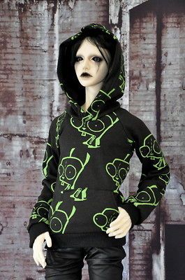 Black Pocket Hoodie Soom Mega Gem Iplehouse EID Spiritdoll Dollfie BJD