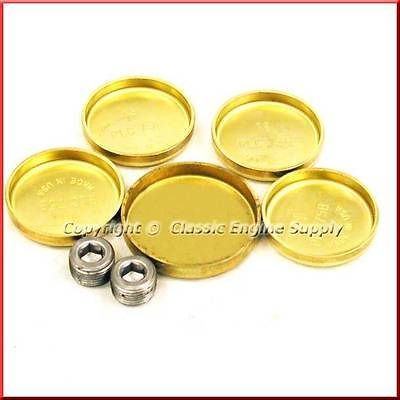 Brass Freeze Plugs Ford 272 292 312 Y Block Mercury Frost Expansion