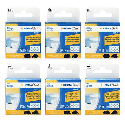 EK Success Herma Dotto Repositionable Adhesive Refill 6 Pack