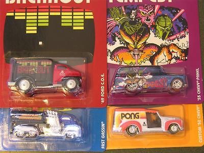 Hot Wheels 2012 Nostalgia Series ATARI Set of 4 Chevy Panel, 52 Chevy