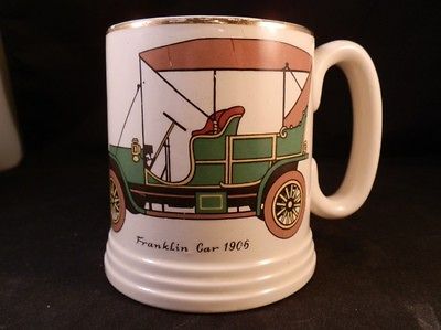 STUNNING LORD NELSON WARE ELIJAH COTTON LTD FRANKLIN CAR 1906 MUG CUP