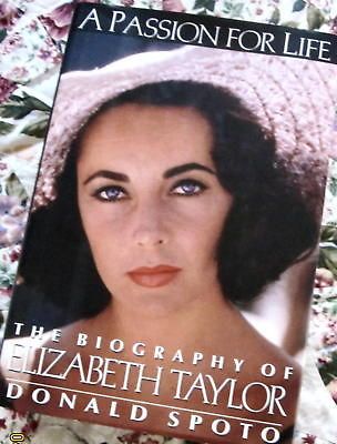 Movie star elizabeth Liz Taylor Biography Book Passion recently