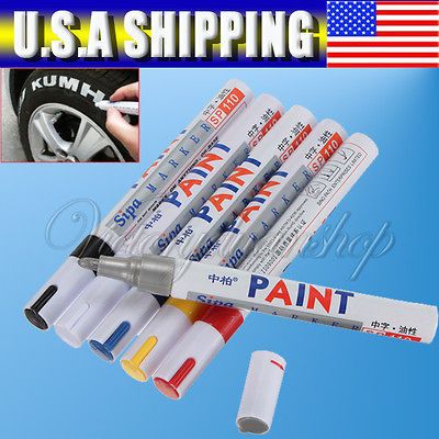 Universal Whatproof Permanent Paint Marker Pen Car Tyre Metal Rubber