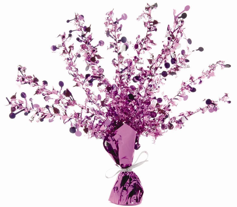 Foil Spray Centerpiece Table Decoration Pink