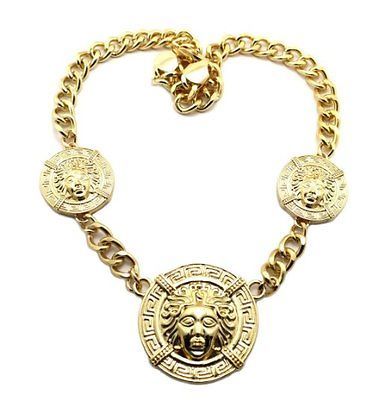 Tyga Medusa Pendant & Side Medusa Pieces w/10mm 18 Link Chain