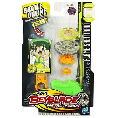 ORIGINAL Hasbro Beyblade Metal Fusion FLAME SAGITTARIO STAMINA SGTD