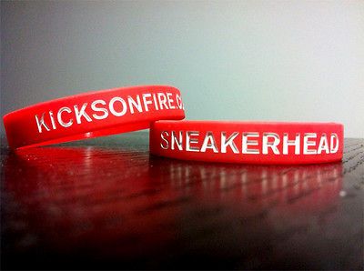 Red SNEAKERHEAD wristband cheap