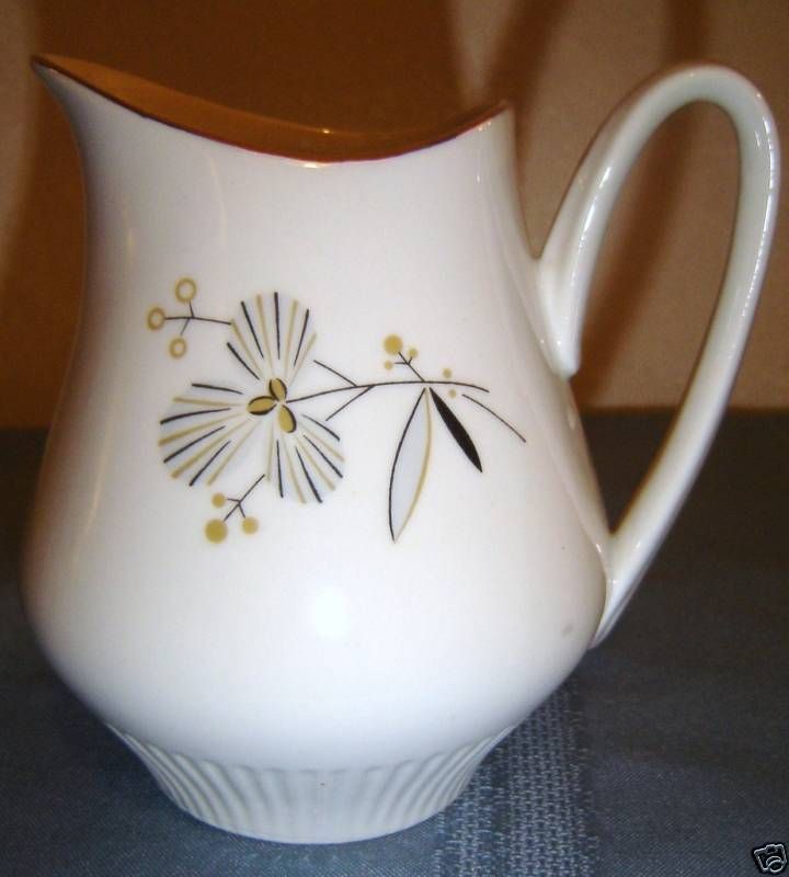 Bohemian Fine China Czechoslovakia Thistle Creamer