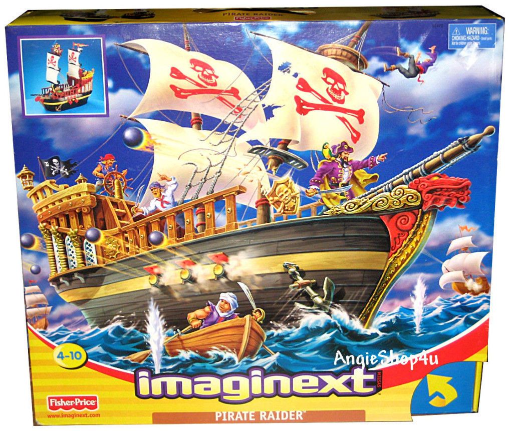 Fisher Price IMAGINEXT Raider Pirate Ship Sealed New