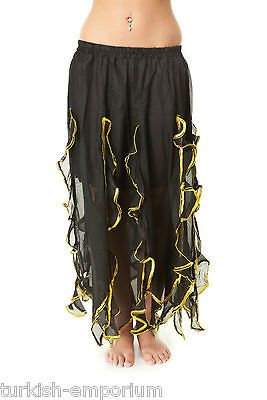 Infinite Wave Chiffon Belly Dance Skirt Belly Dancer Tango Samba