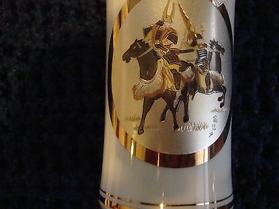 Art of Chokin 24 Gold Plated Vase Samurai Warrior  in US