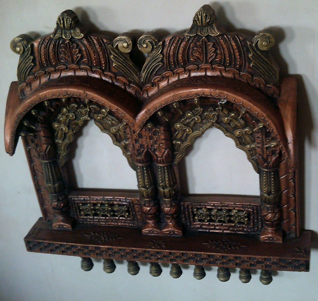 Double picture frame Vintage maharaja jharokha wall hanging royal