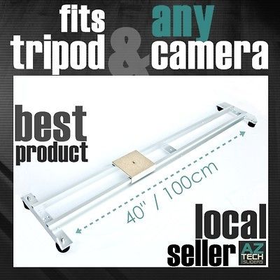 Meter Long Slider for Camera / DSLR Smooth Glyde Light Solid Track