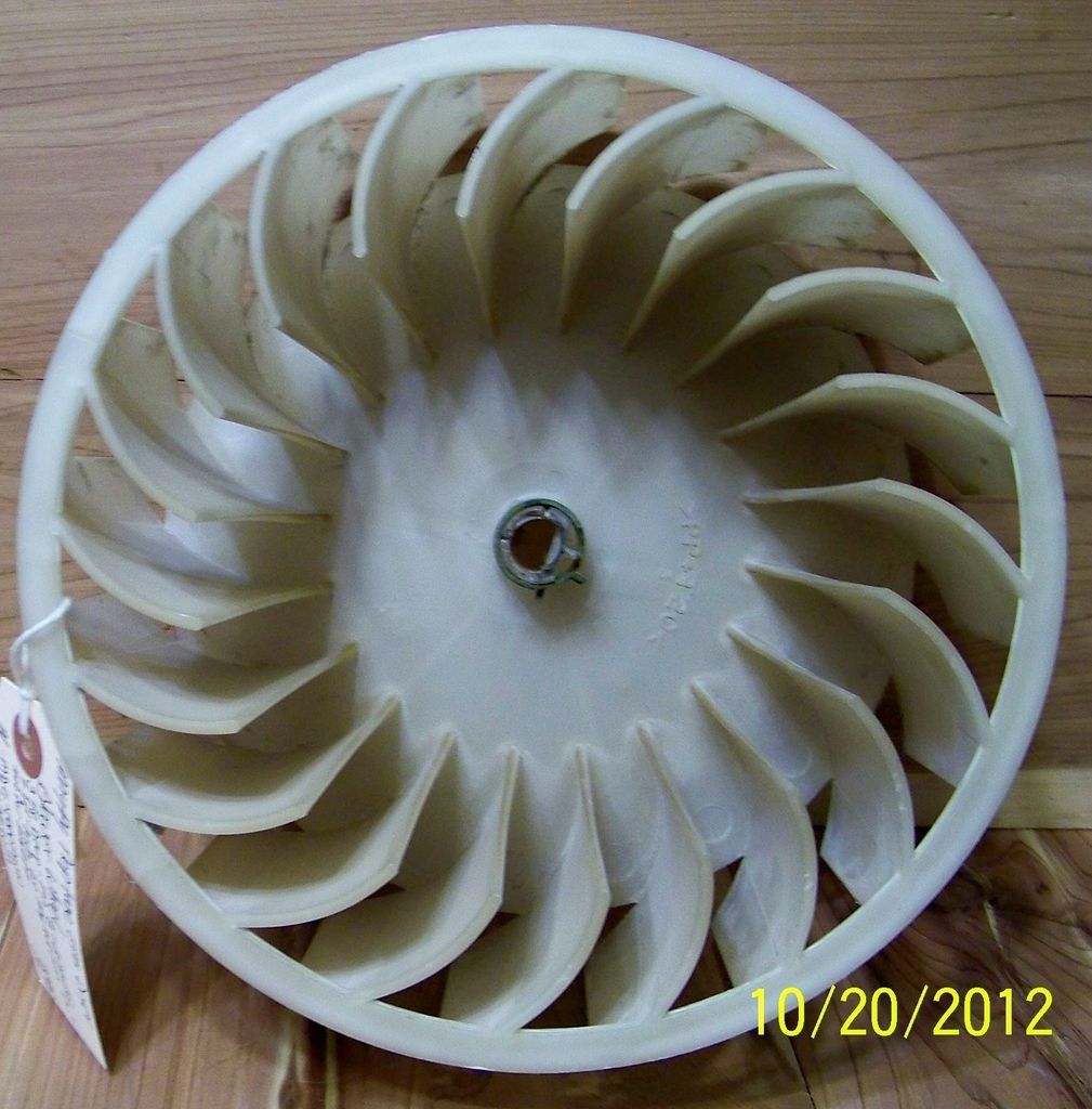 MAYTAG NEPTUNE GAS DRYER BLOWER WHEEL  3 1/8 DEEP FIN 8 DIAMETER; 7