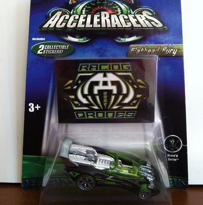 Hot Wheels Acceleracers Flathead Fury Droned Series With 2