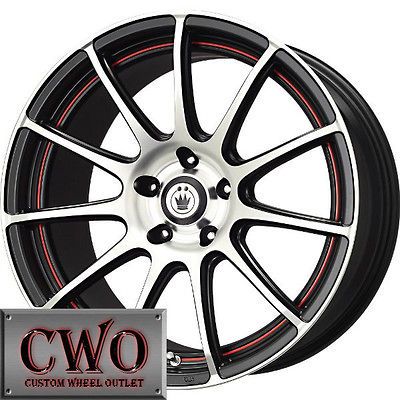 18 Black Konig Zero In Wheels Rims 5x105 5 Lug Chevy Cruze