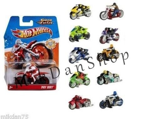 HOT WHEELS NEW MOTOR SPEED CYCLES MOTORCYCLE 164