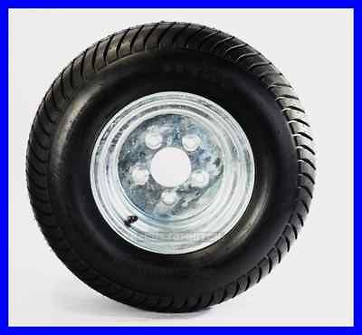 TWO TRAILER TIRES & RIMS 20.5X8 10 205/65 10 20.5/8 10 10 5LUG LOAD