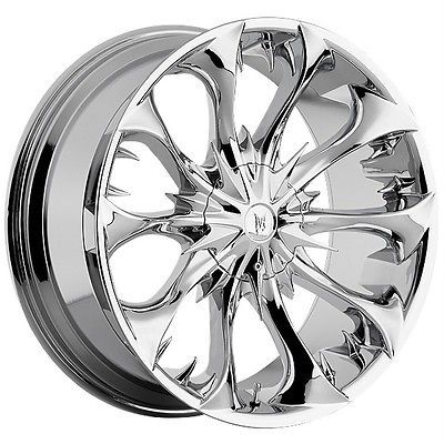 Bros. Vampire Chrome Wheels Rims 6x5.5 H3 Entourage Tundra Axiom