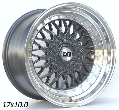 17x8.5 17x10 17 RS Style Wheels 5x120 ESM 002R BMW 5 7 Series 525i