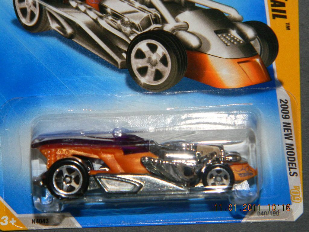 HW Hot Wheels 2009 New Models 40 42 Draggin Tail Hotwheels Orange