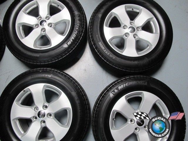 Four 2011 Jeep Grand Cherokee Factory 18 Wheels Tires Rims Michelin