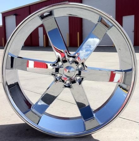 24 INCH WHEELS TIRES U2W55 CHROME ARMADA 2006 2007 2008 2009 2010 2011