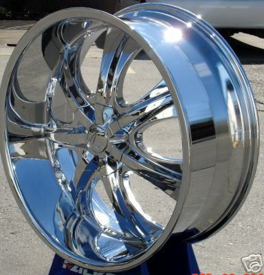 22 Chrome 725 Rims Tire Chrysler 300 Magnum Charger 20