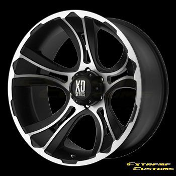 XD Series XD801 Crank Chrome 5 6 8 Lugs Wheels Rims Free Lugs