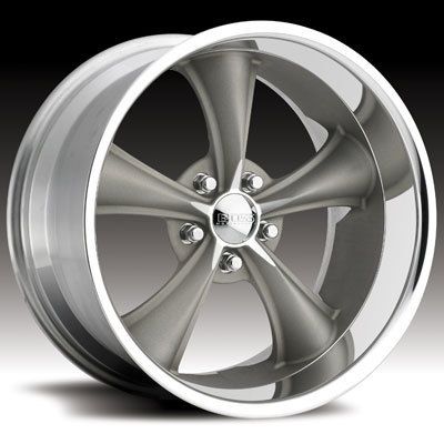 Boss Motorsports Style 338 Wheels Rims 20x8 5 5x5 14mm Gray