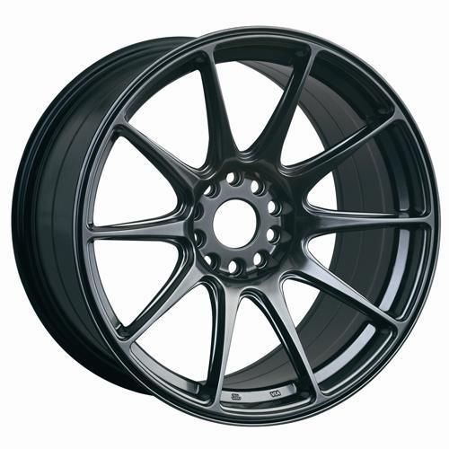 18 XXR 527 BLACK RIMS WHEELS 18x8.75 +35 5x114.3 CIVIC RSX ECLIPSE