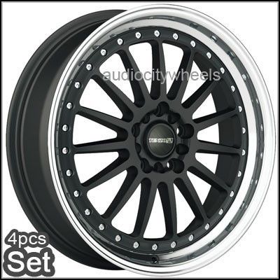 18inch Wheels Tenzo TURISMOV2 Black 4 5LUG Rims