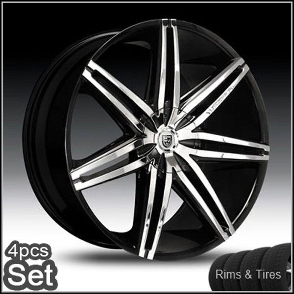 26 Lexani Wheels and Tires Chevy Escalade Ford 5 and 6 Lug Rims